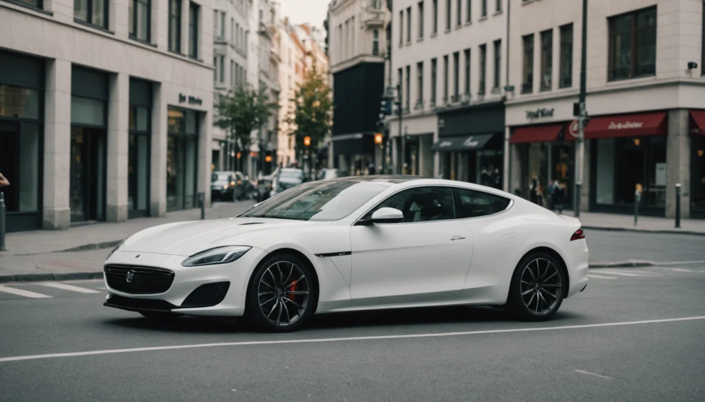 Auto Weiß Matt Design